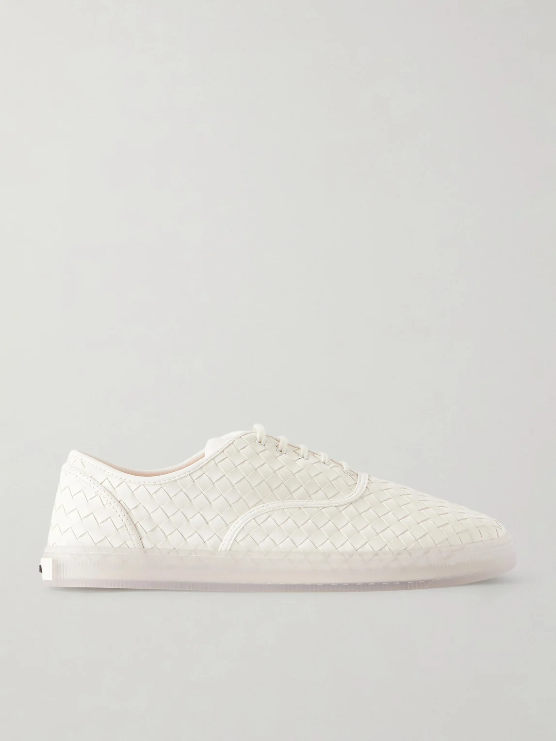 Intrecciato Leather Sneakers - 1