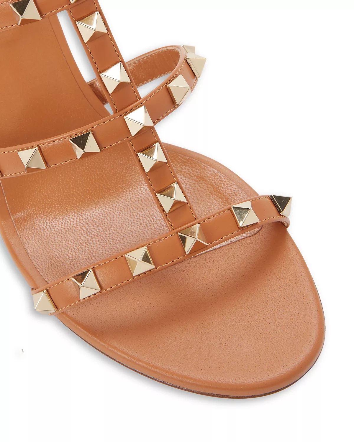 Women's Rockstud Block Heel Slide Sandals - 6