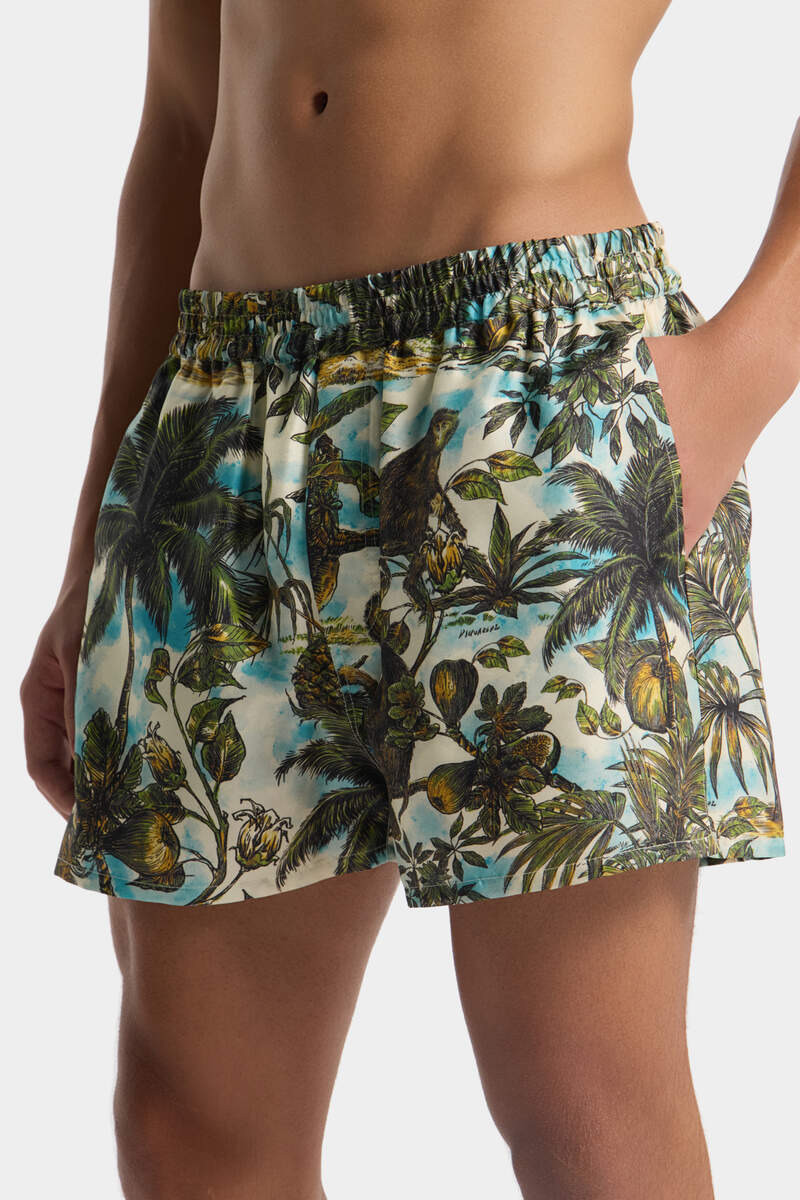 MONKEY PRINT PULL ON SHORTS 5
