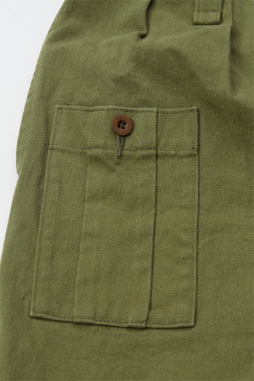British Army Short Vintage Twill in Green - 4