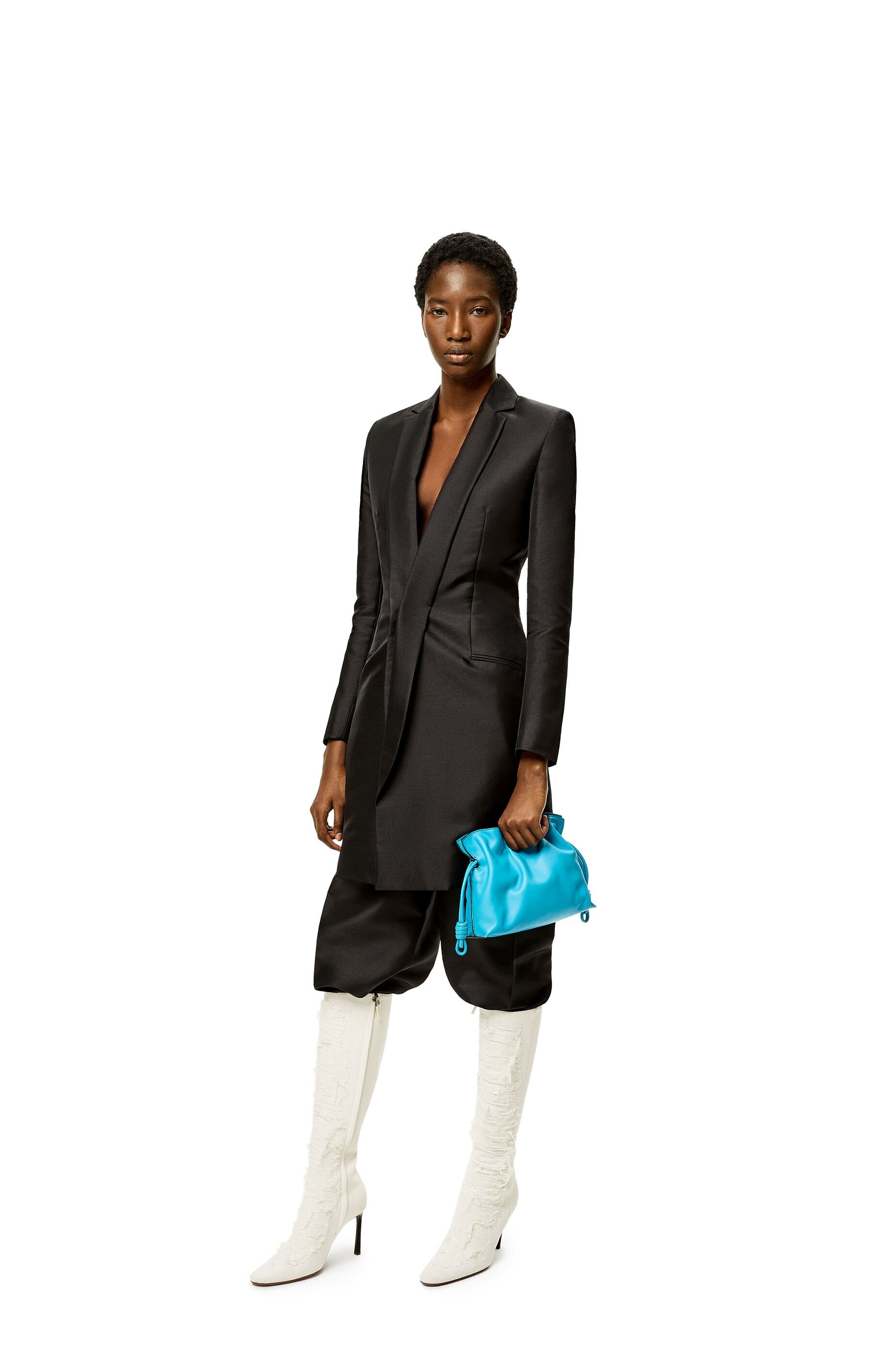 Mini Flamenco clutch in nappa calfskin - 8