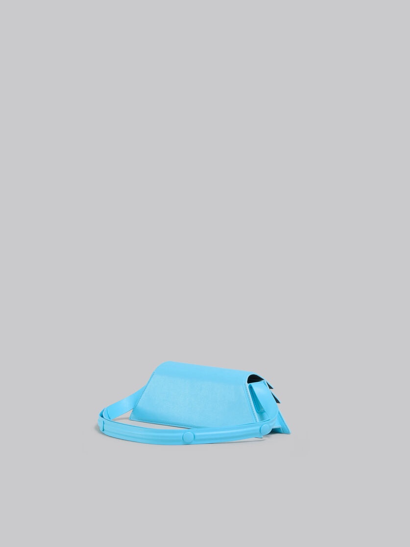 MINI TRUNKOISE BAG IN SMOOTH LIGHT BLUE LEATHER - 3