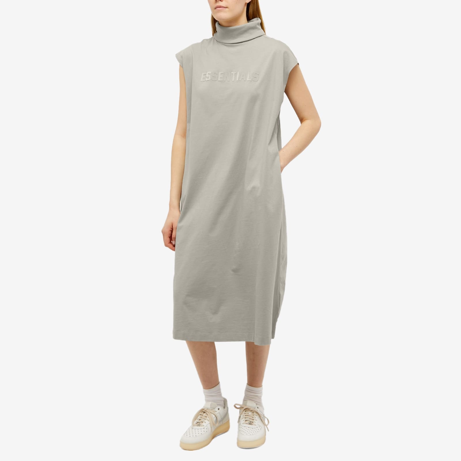 ESSENTIALS Fear of God Essentials Sleeveless T-Shirt Dress | REVERSIBLE