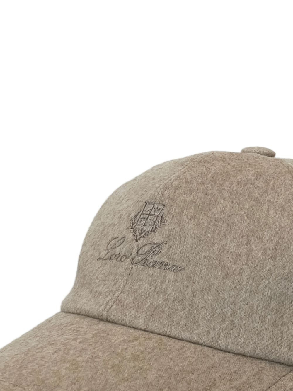 logo-embroidered wool cap - 2