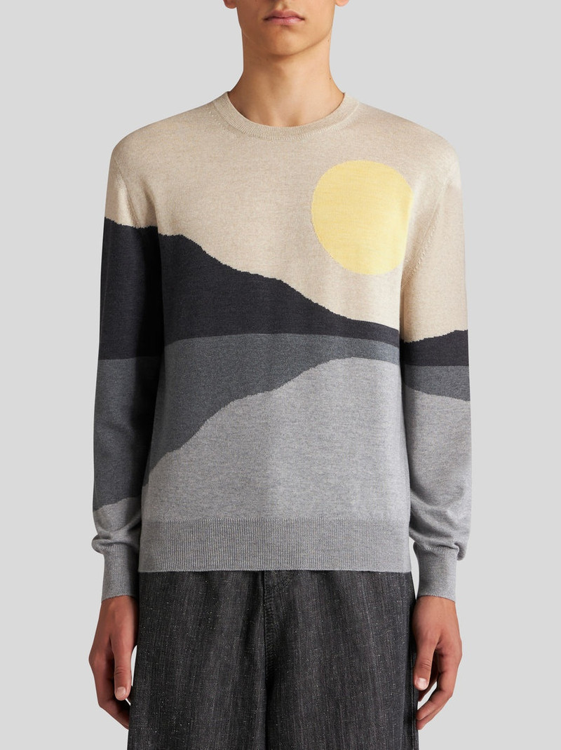 WOOL JACQUARD SWEATER 2