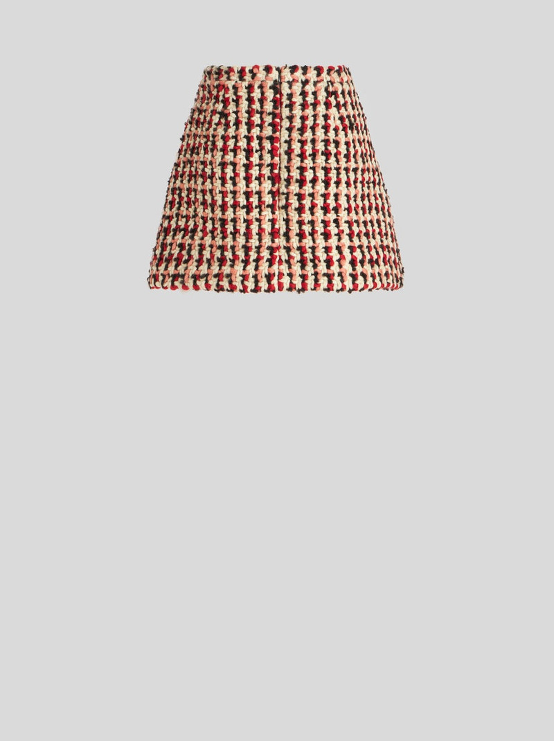 BOUCLÉ WOOL SKIRT 6