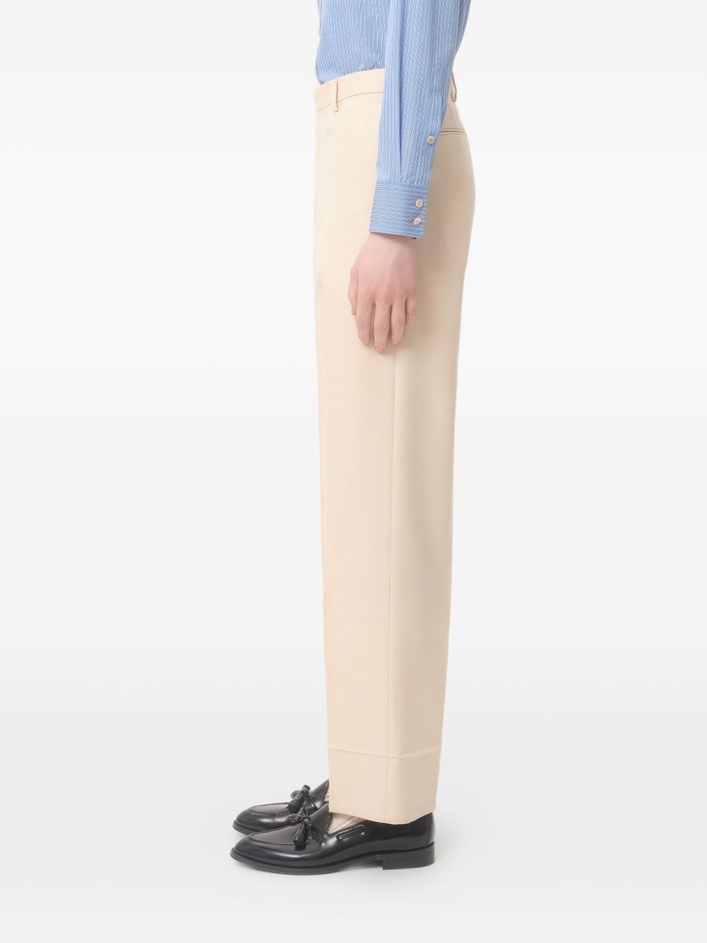 virgin wool chino trousers - 5