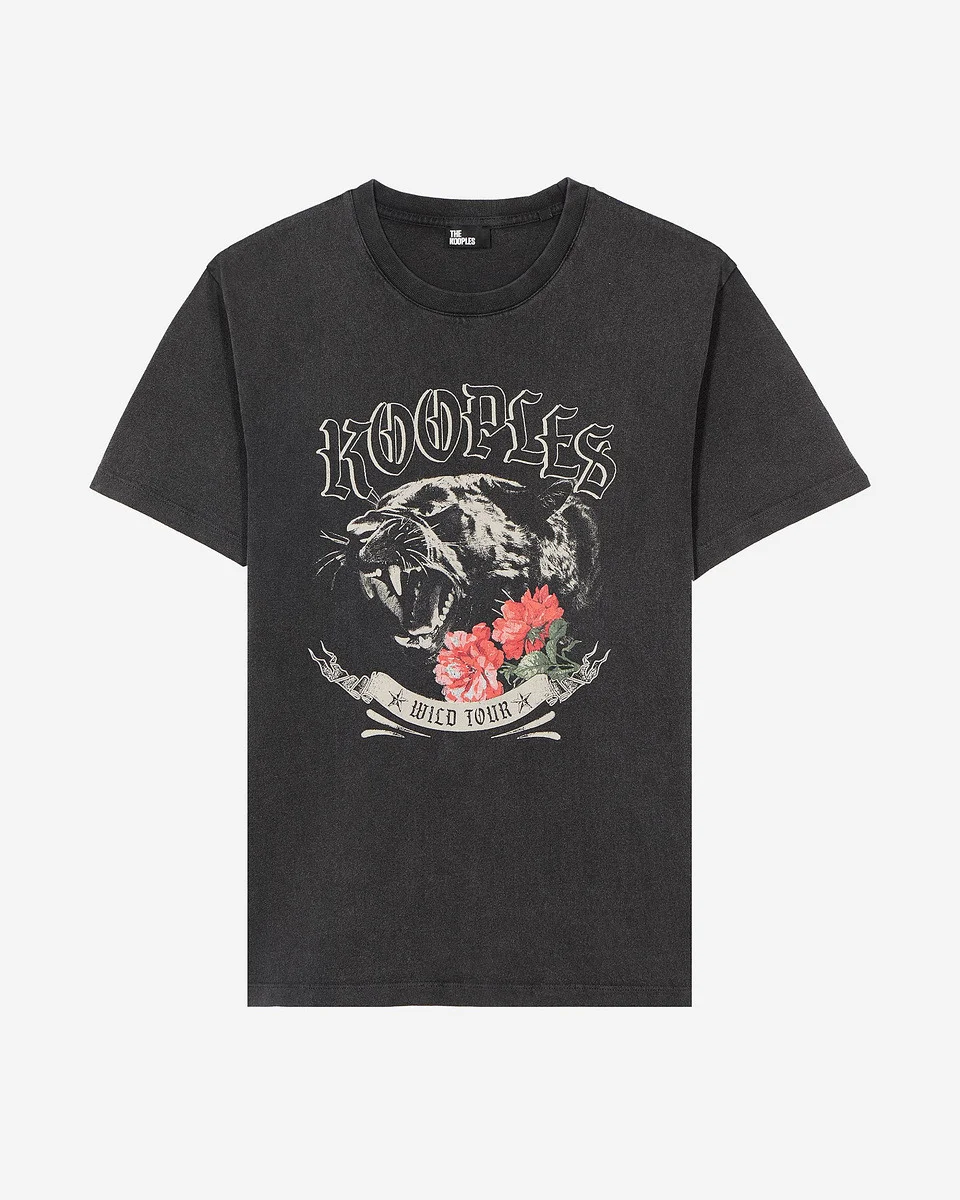 PANTHER T-SHIRT, BLACK - 1
