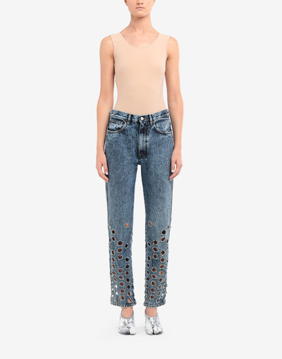 Maison Margiela Punched hole jeans outlook