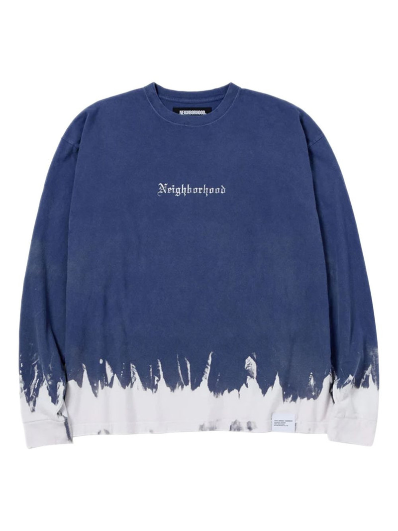 dip-dye long-sleeves T-shirt 1
