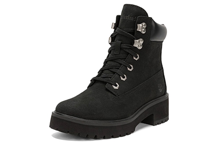 (WMNS) Timberland Carnaby Cool 6 Inch Boots 'Black Nubuck' A5NYYW - 2