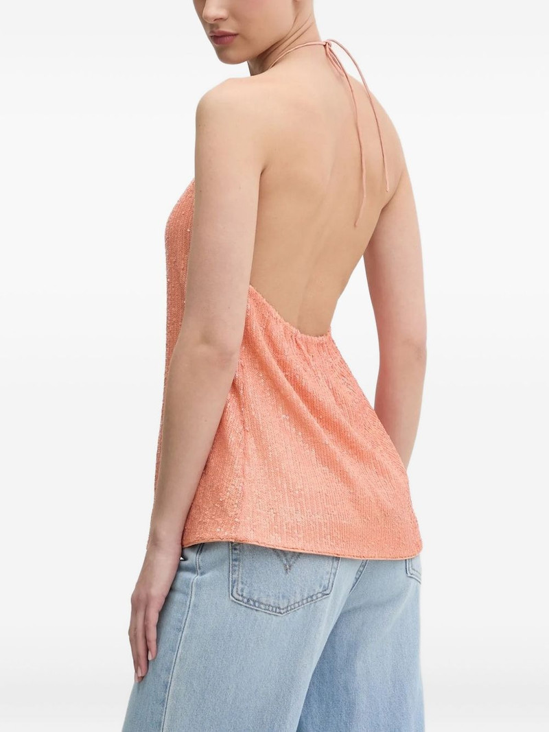 HUGO sequin-embellished top outlook