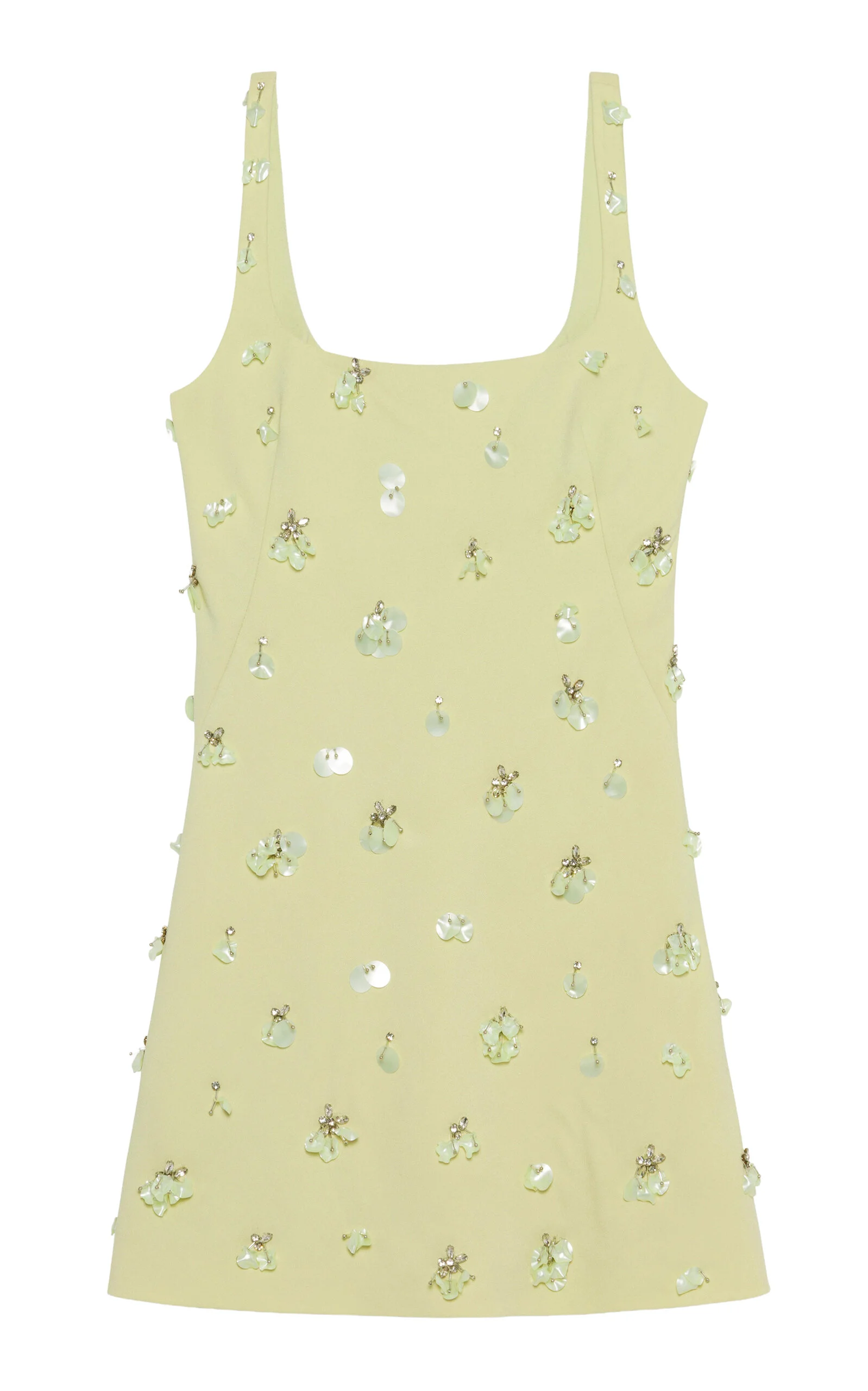 Ziva Embellished Crepe Mini Dress - 1