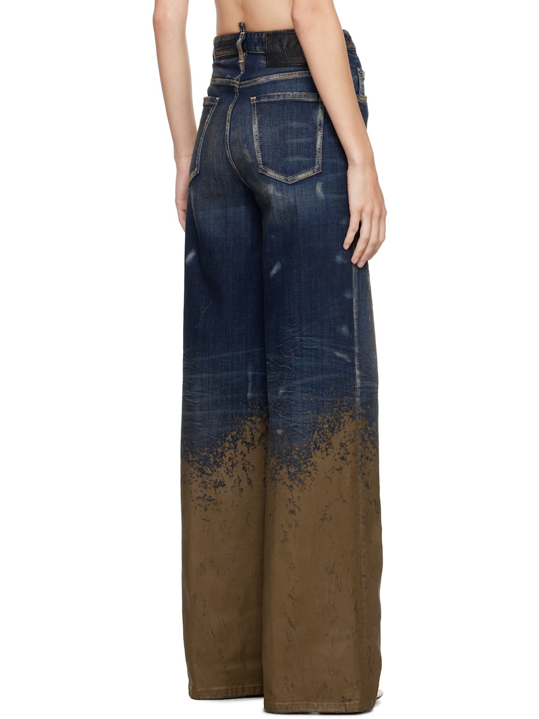 Blue & Brown Traveller Jeans - 3