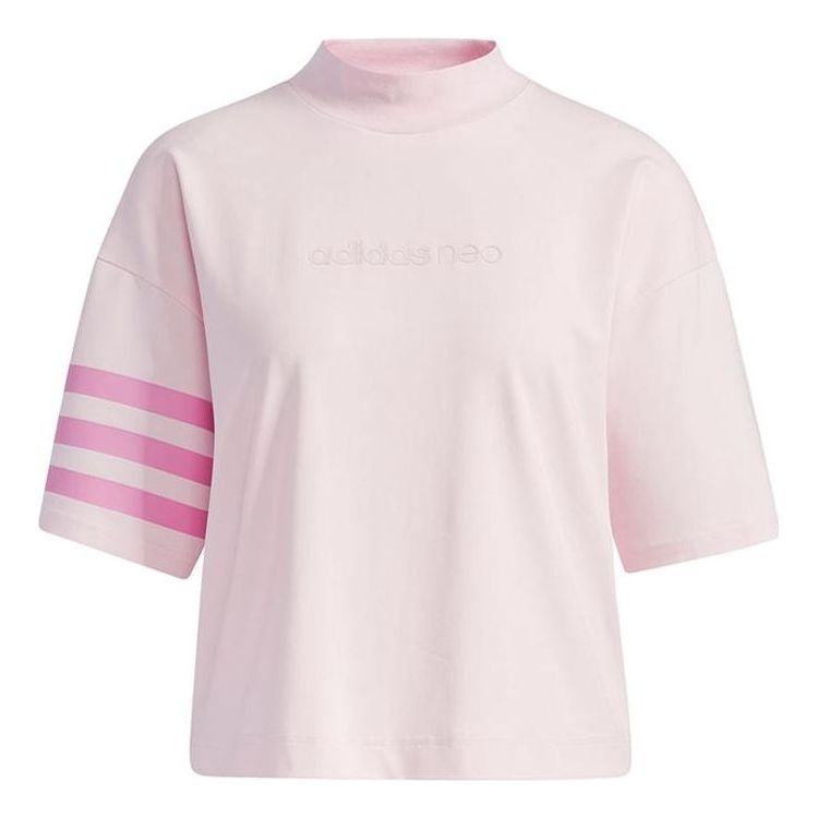 (WMNS) adidas Neo CS MAR T-Shirts 'Pink' GP5470 - 1