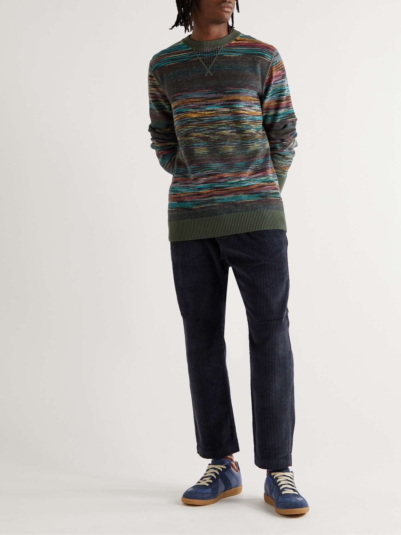 Space-Dyed Wool-Blend Sweater - 2