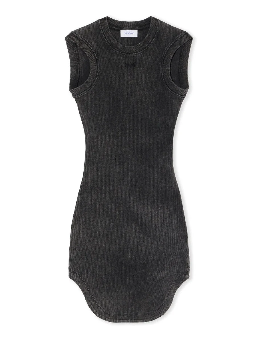 Off-White Women Mini Dress "Off Stamp" - 1