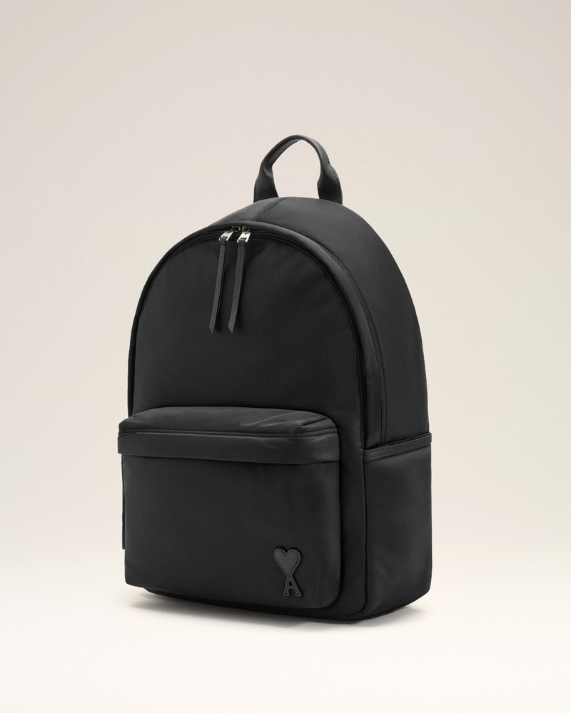 BLACK NYLON MARCEL BACKPACK 3