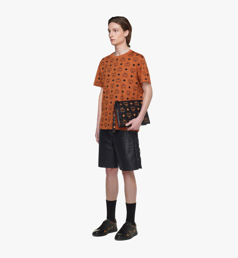 MCM Aren Wristlet Zip Pouch in Maxi Visetos outlook