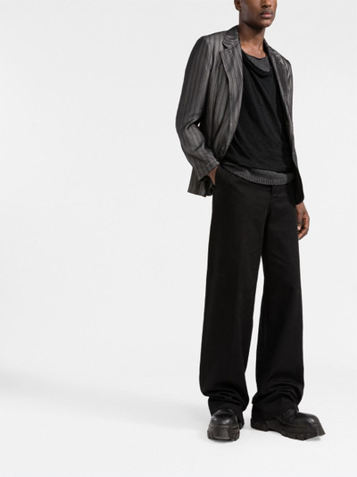 Yohji Yamamoto panelled knitted vest outlook