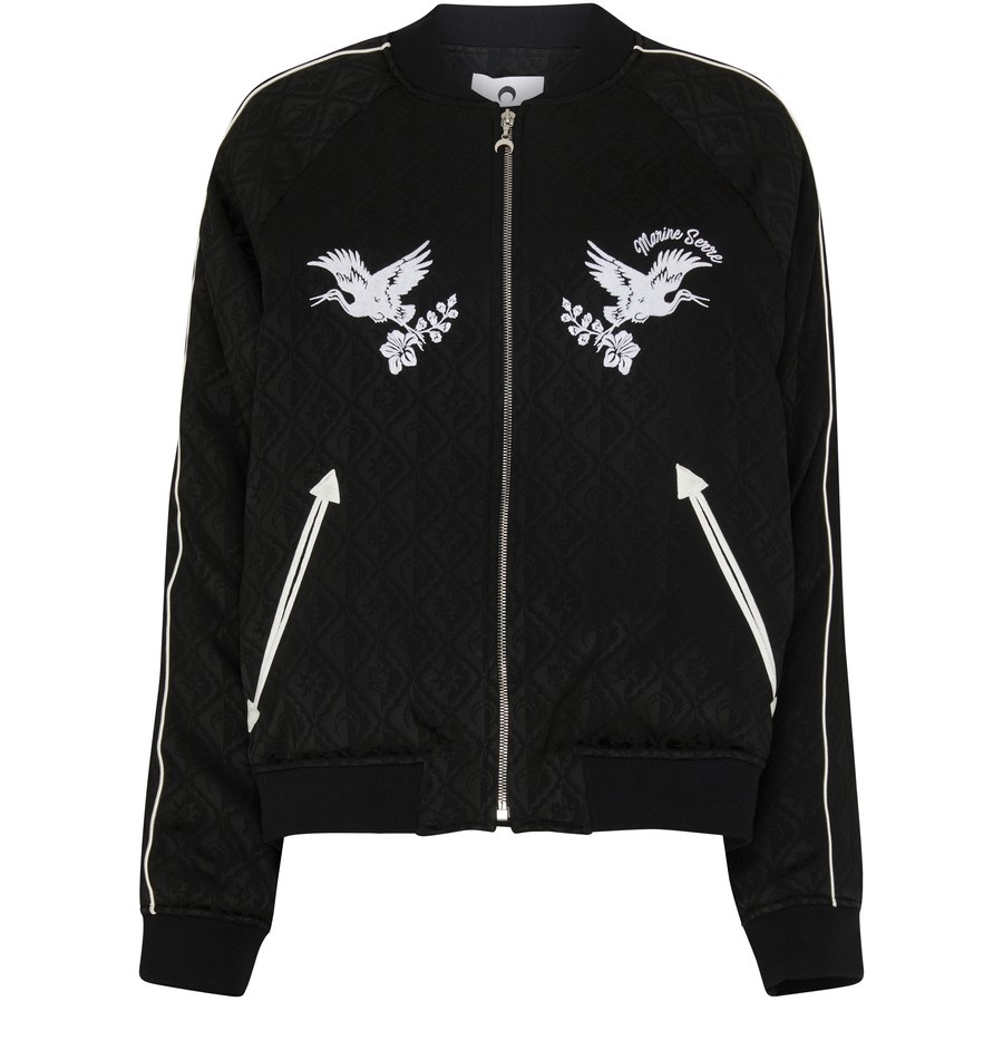 Jacquard bomber jacket - 1