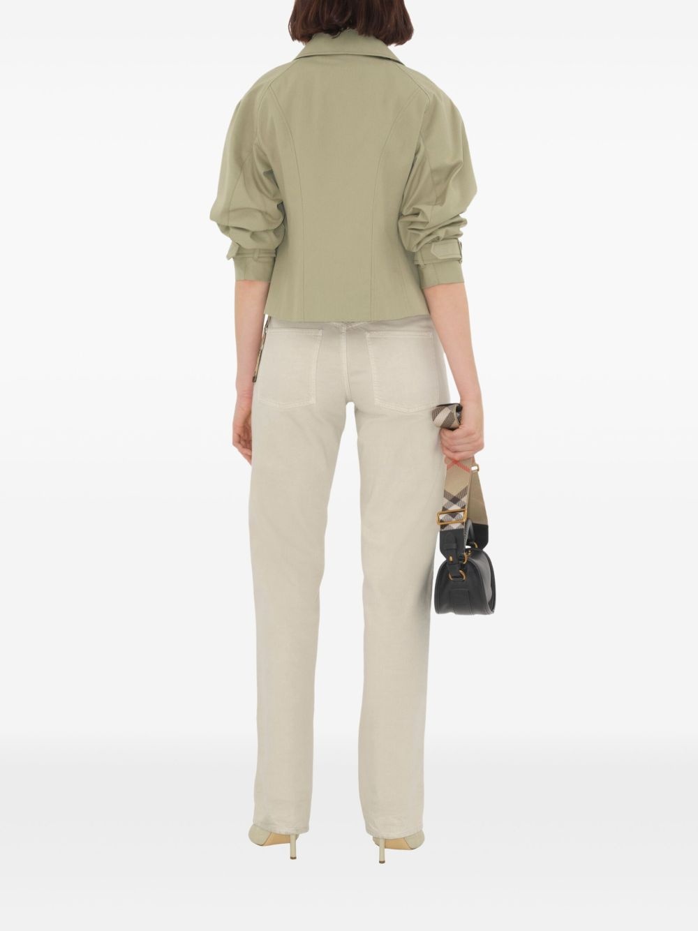 double-breasted trench jacket - 4