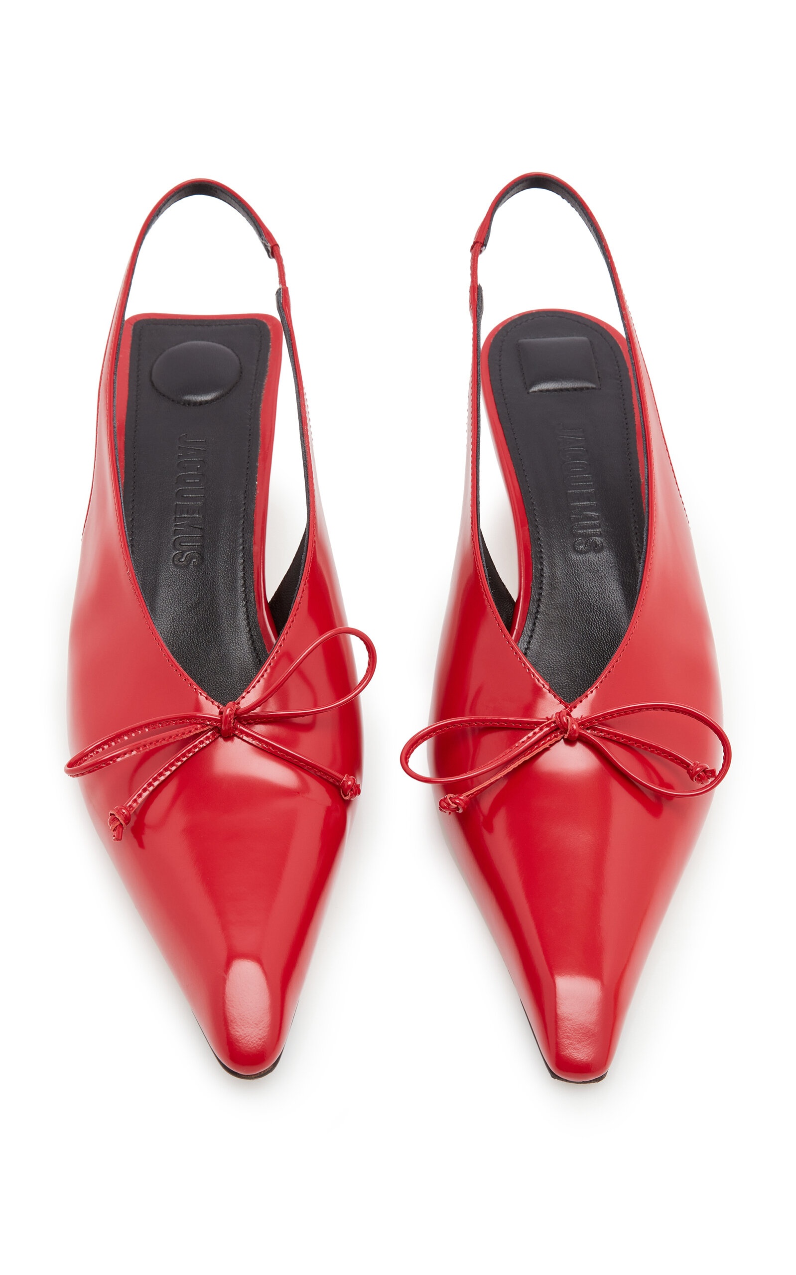 Cubisto Leather Slingback Pumps red - 6