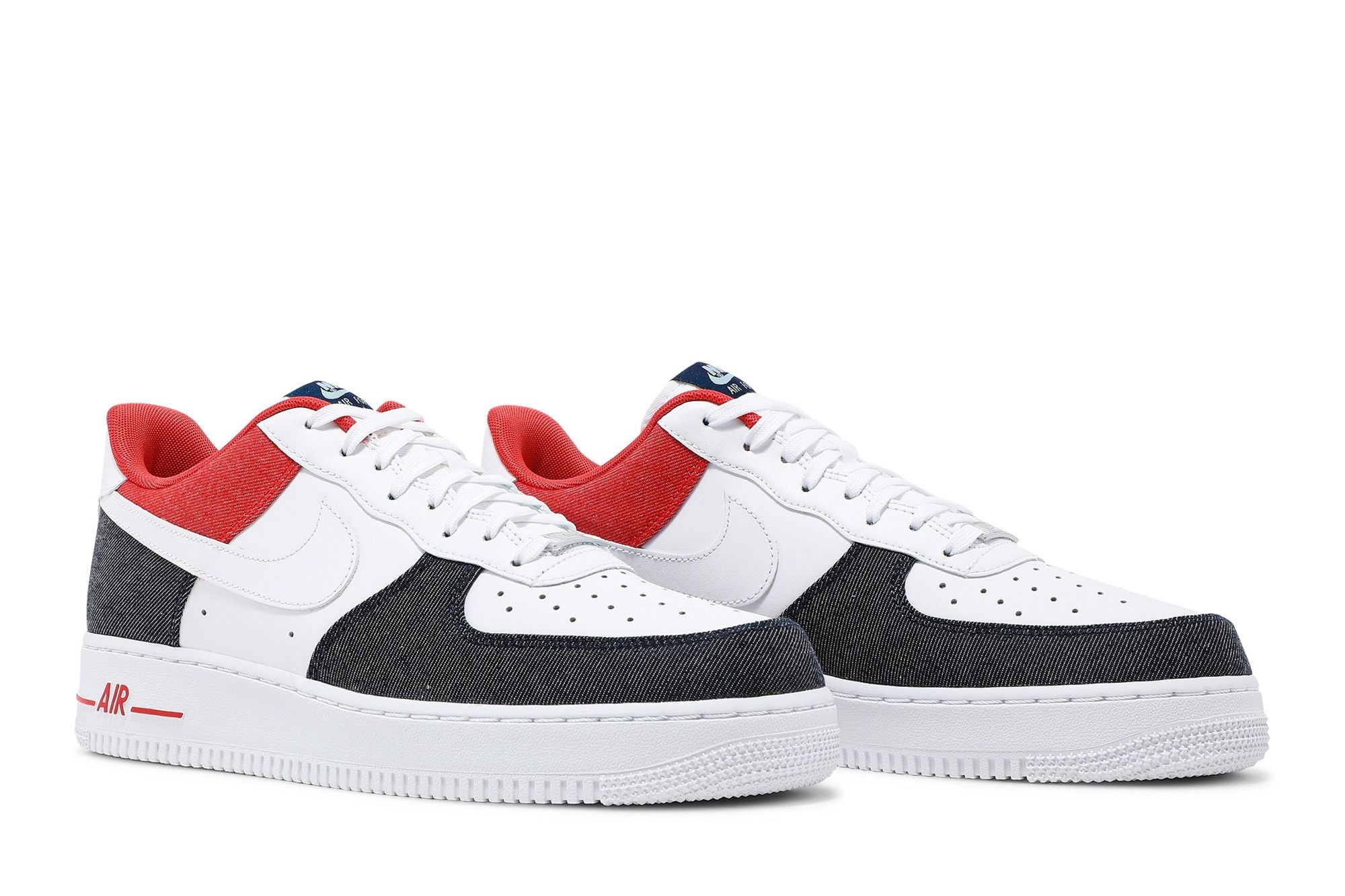 Air Force 1 '07 LX 'White Red Denim' - 8
