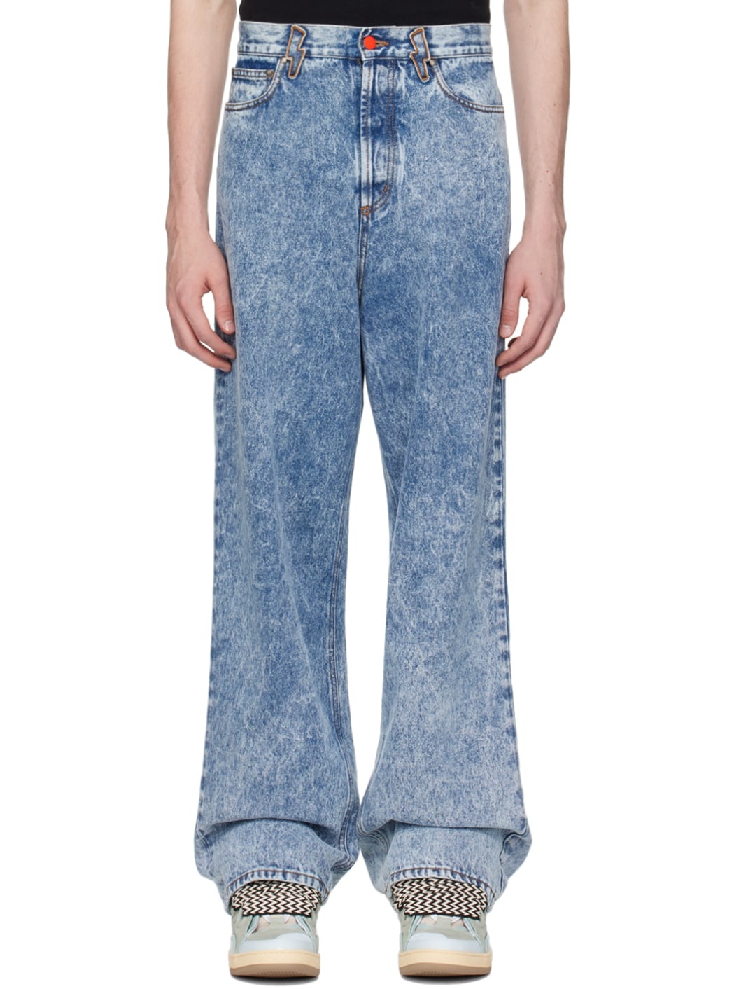 Blue Baggy Jeans - 1