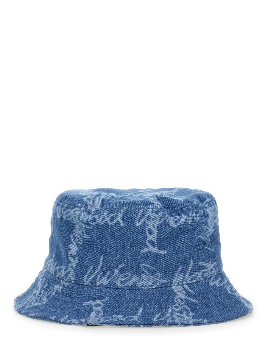 Vivienne Westwood Women Bucket Hat With Logo - 2