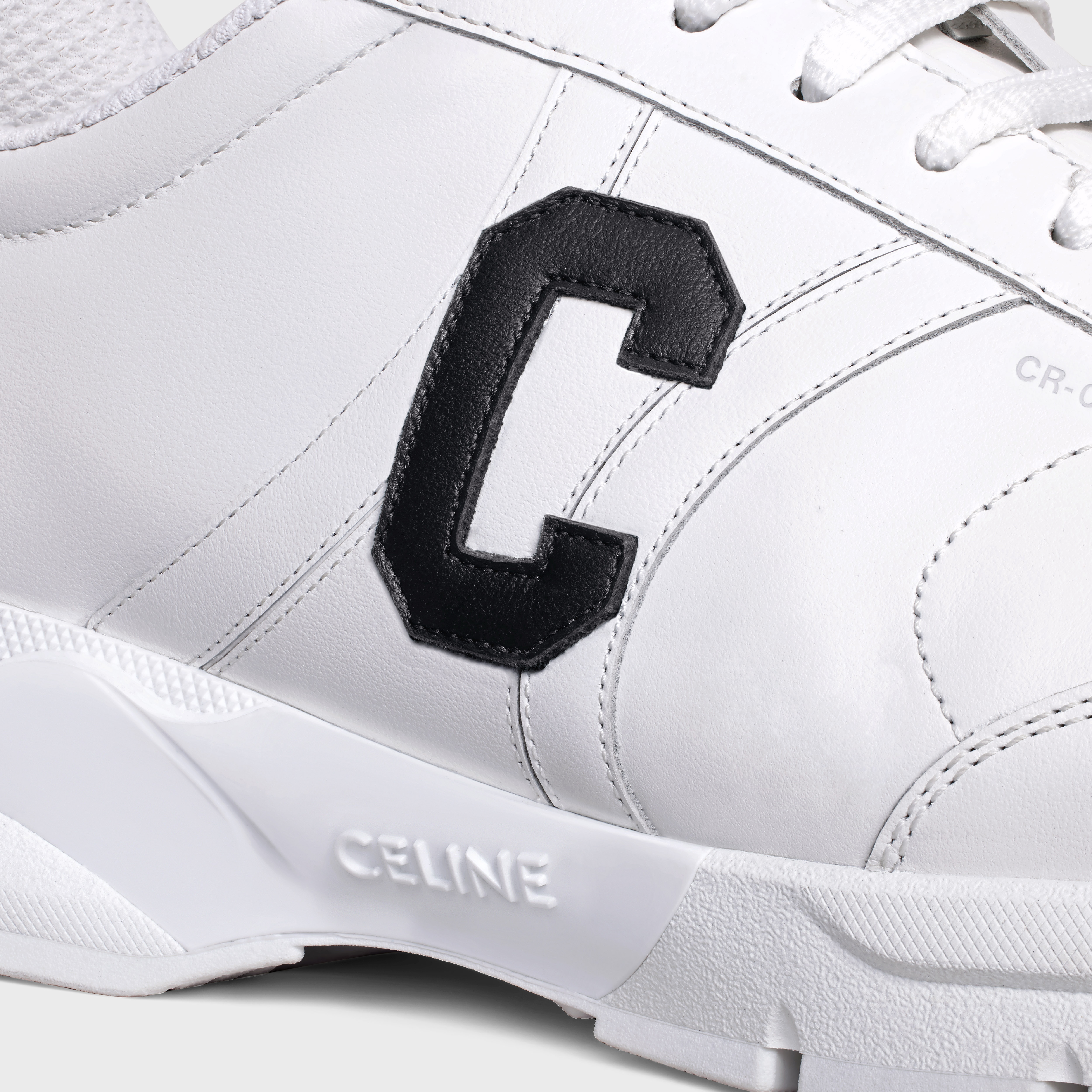 CELINE RUNNER CR-02 LOW LACE-UP SNEAKER in CALFSKIN - 5