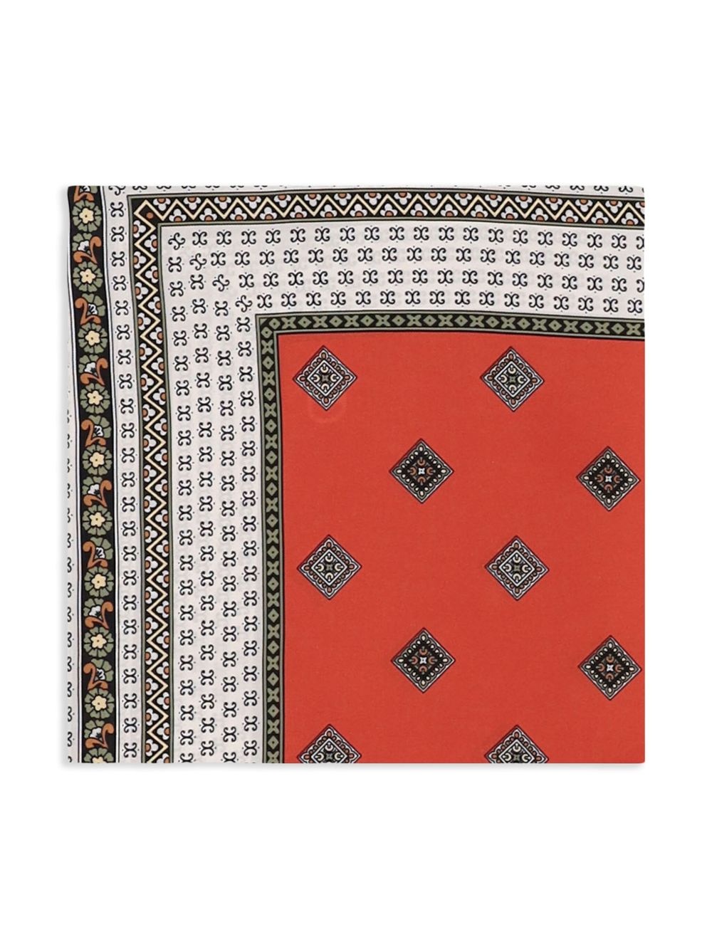 geometric-print scarf - 2