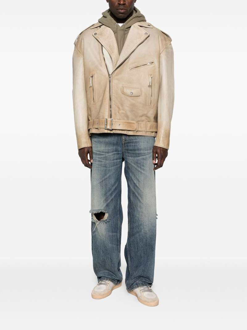 Golden Goose buffalo-leather jacket outlook