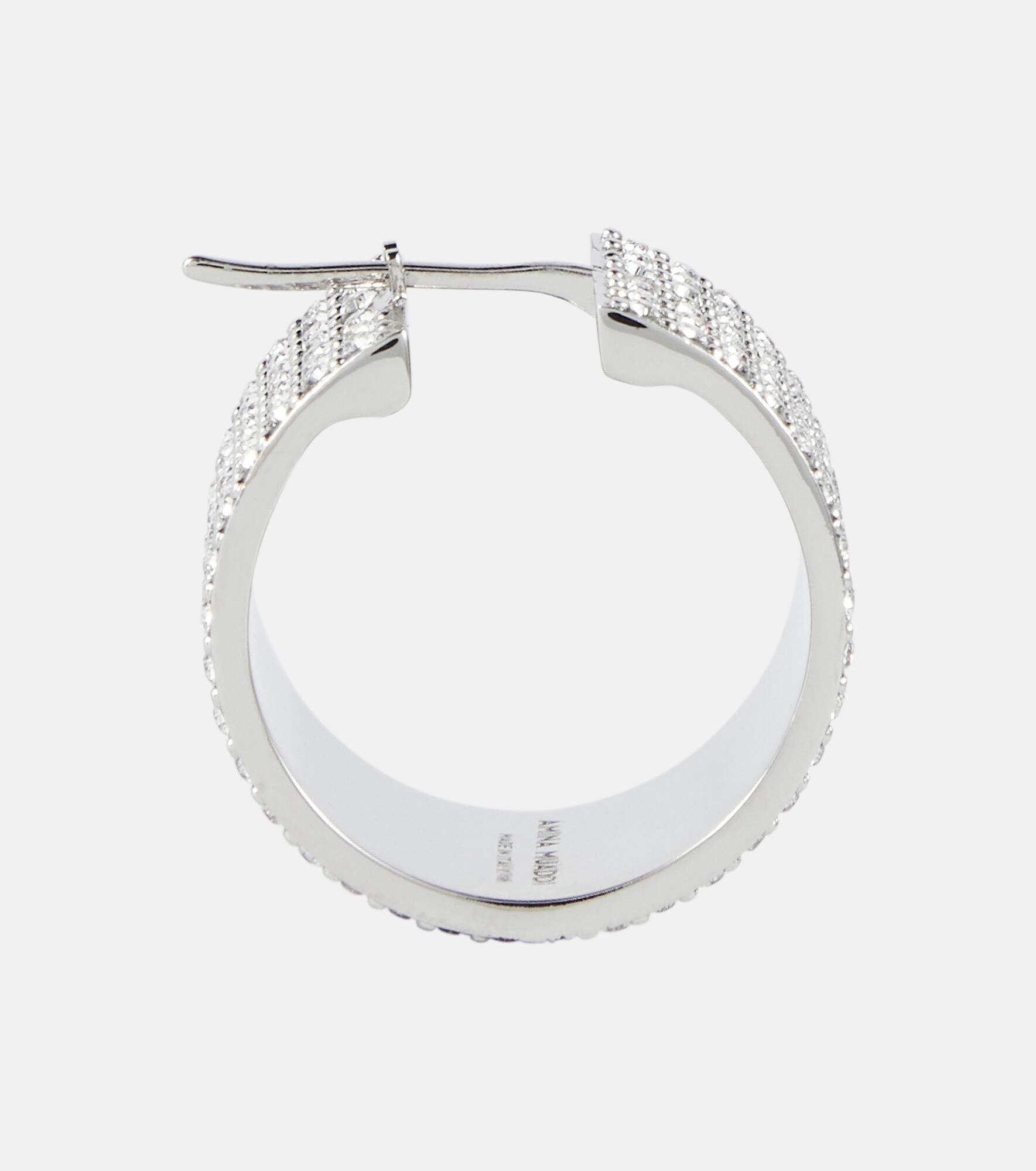 Rih Small embellished hoop earrings - 2