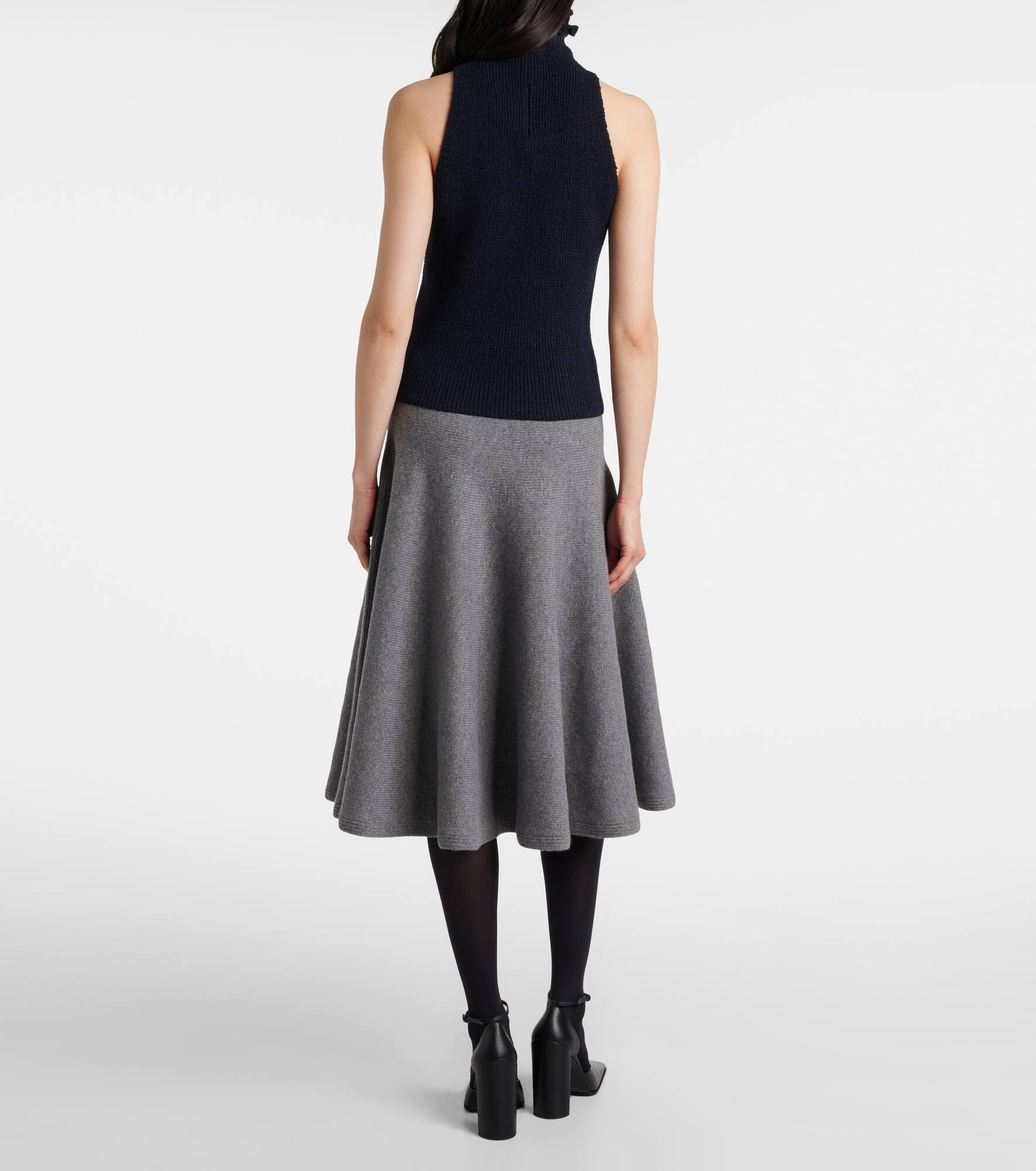 Wool and silk-blend turtleneck top - 3