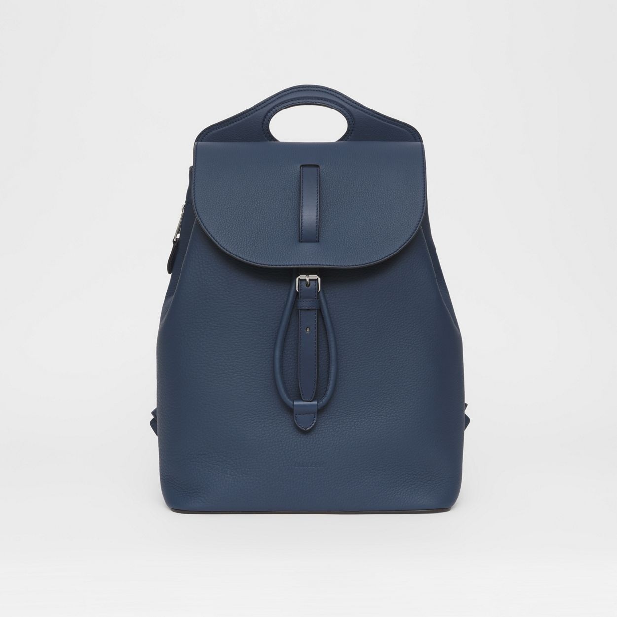 Grainy Leather Pocket Backpack - 1