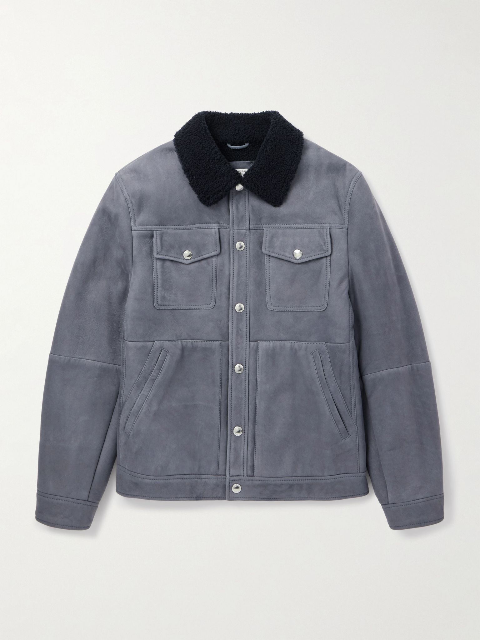 Shearling Jacket Blue - 1