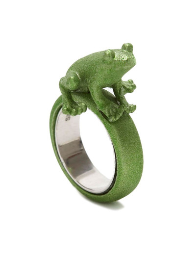 JW Anderson Frog textured-finish ring outlook