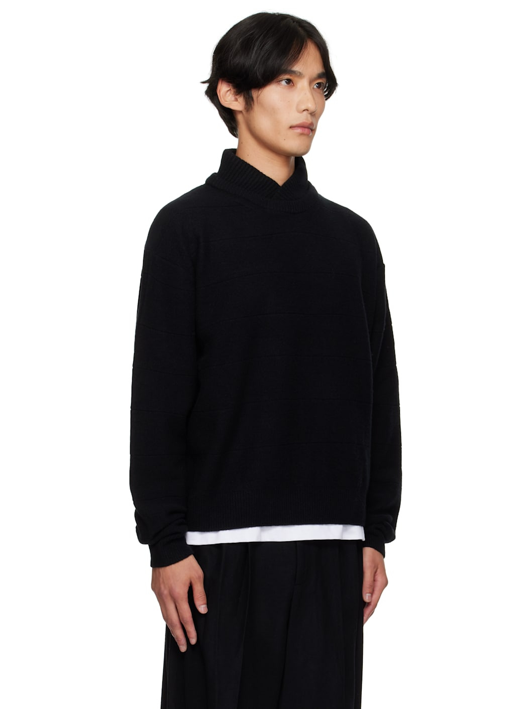 Black Crewneck Sweater - 2