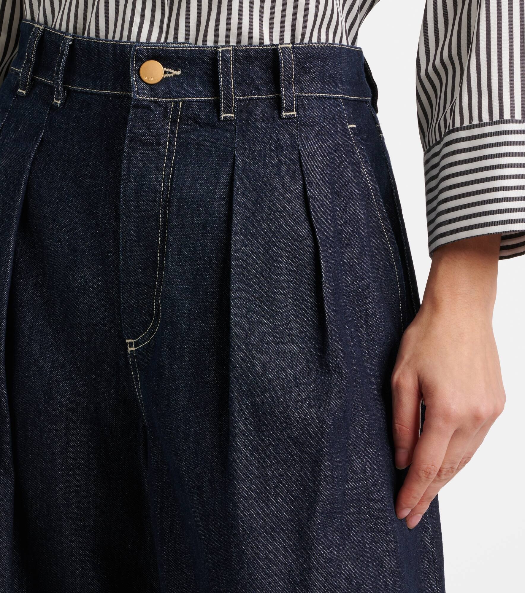 High-rise wide-leg pants - 4