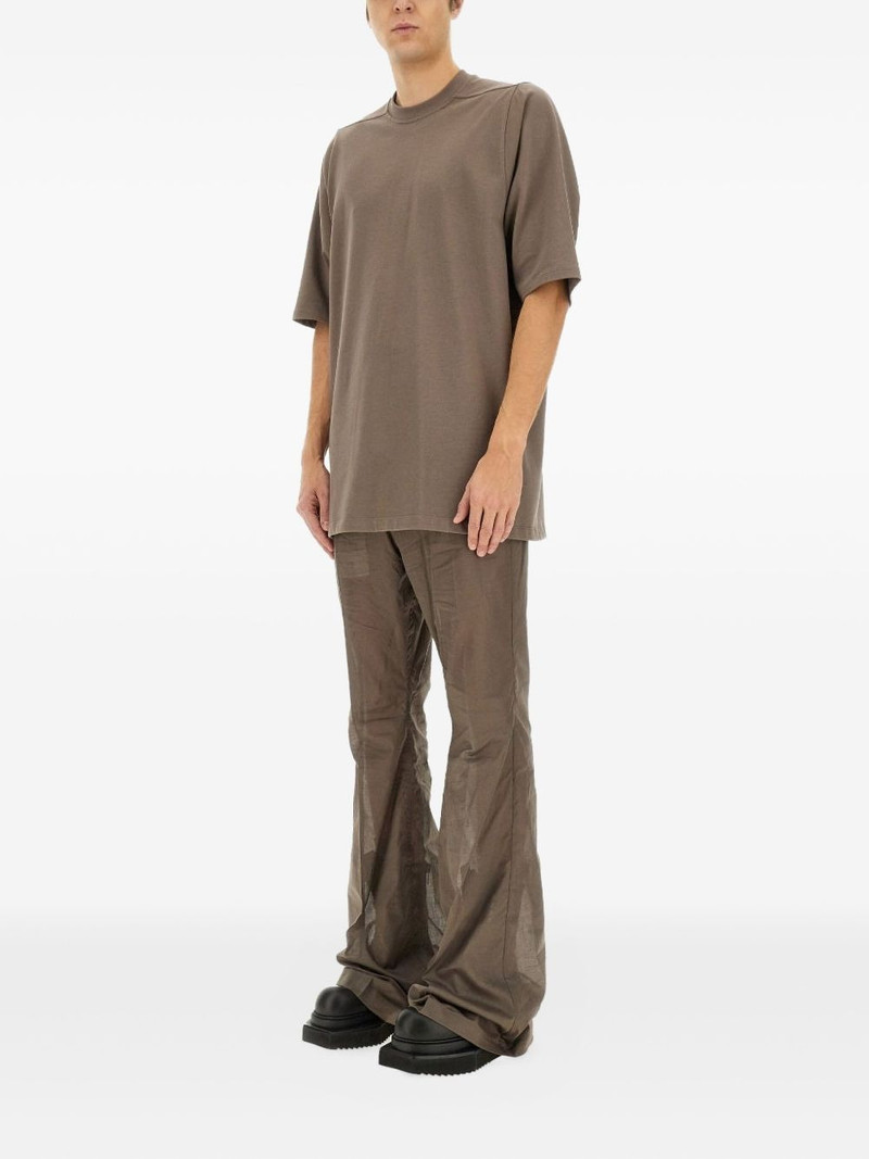 Rick Owens bootcut trousers outlook