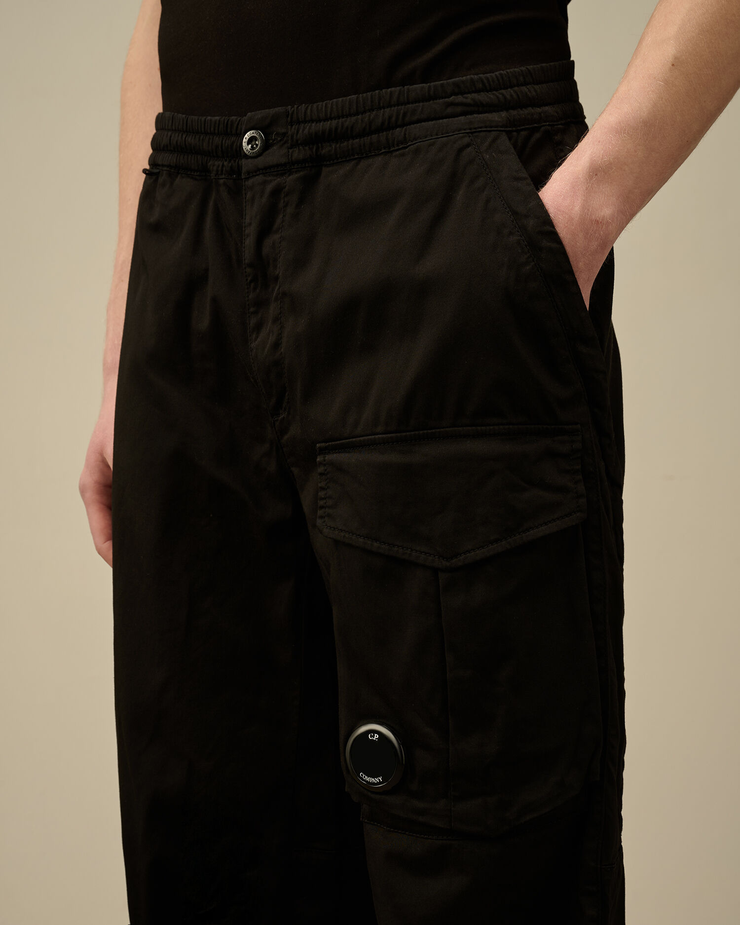 Stretch Sateen Regular Cargo Pants - 5