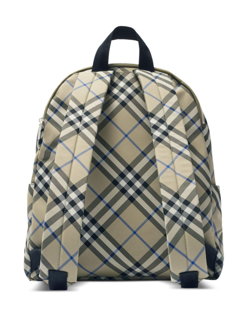 Burberry checked backpack outlook