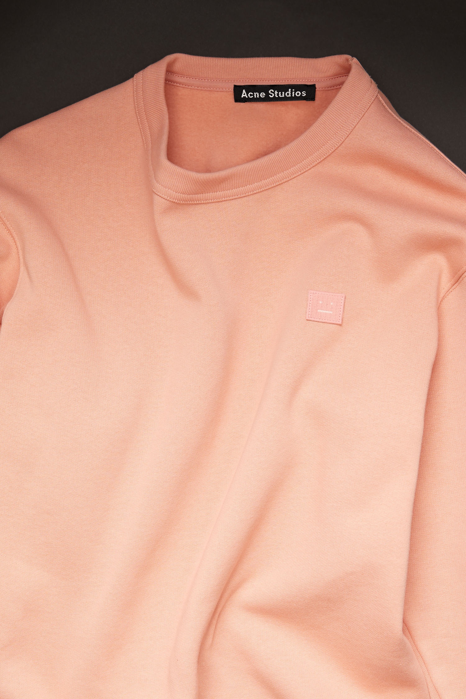 Crew neck sweatshirt pale pink - 4