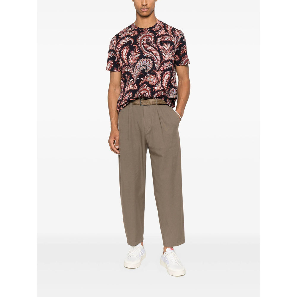 Etro Blue T-Shirts & Vests - T-Shirts Men - 2