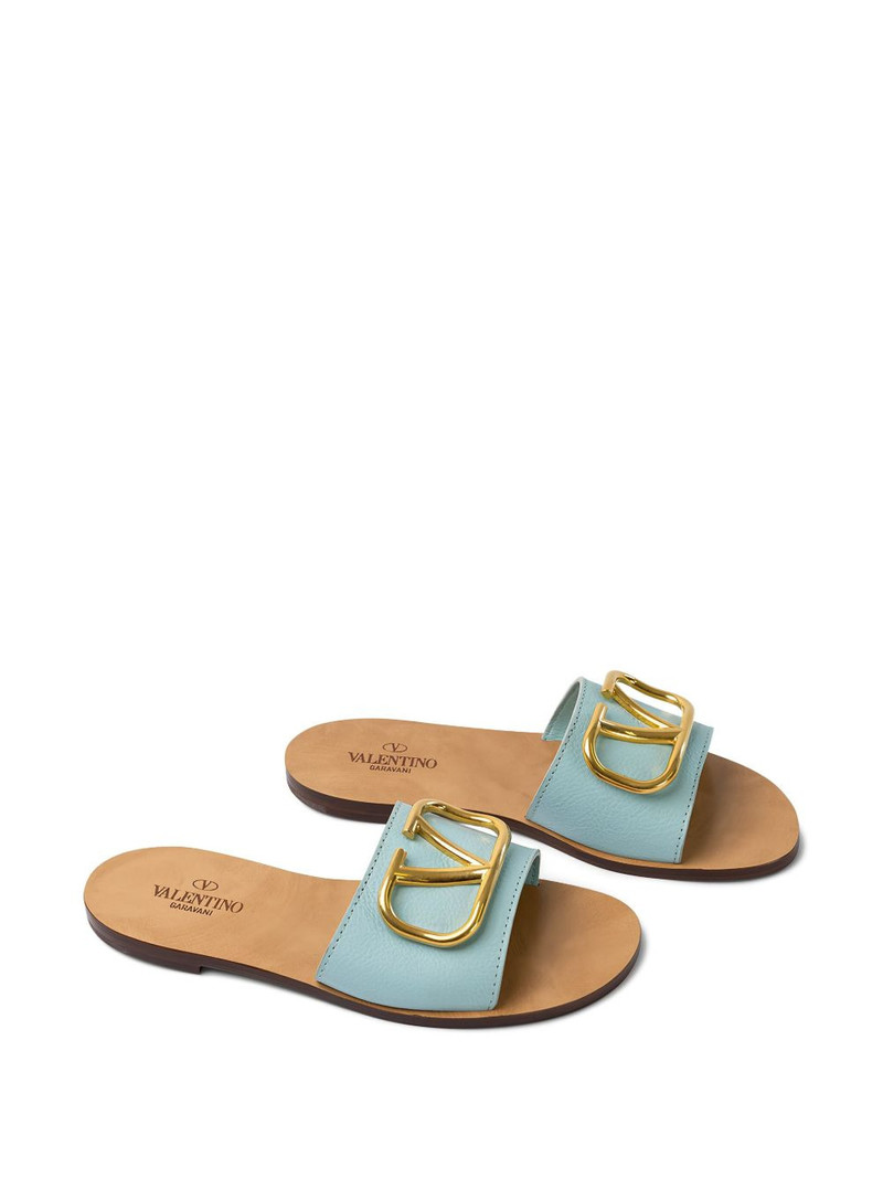 Valentino logo-plaque sandals outlook
