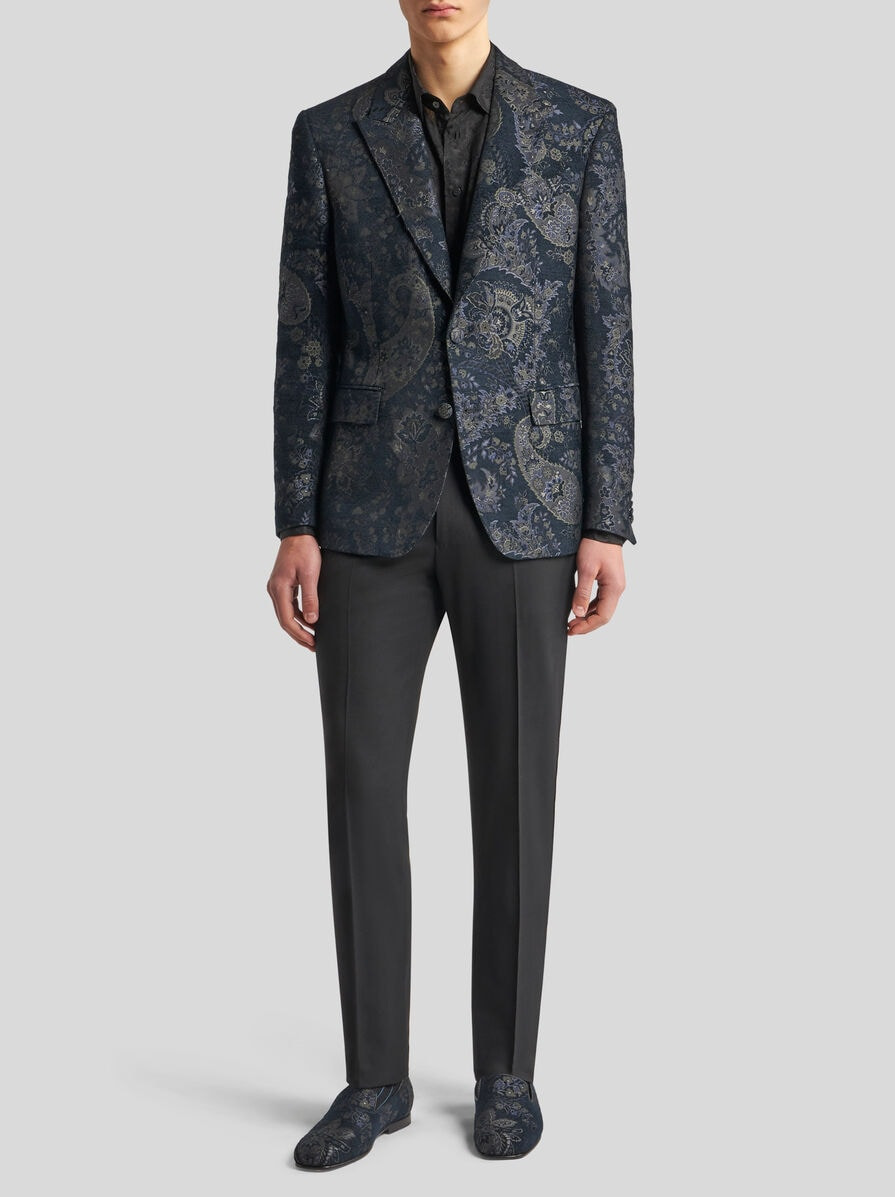 PAISLEY JACQUARD BLAZER - 2