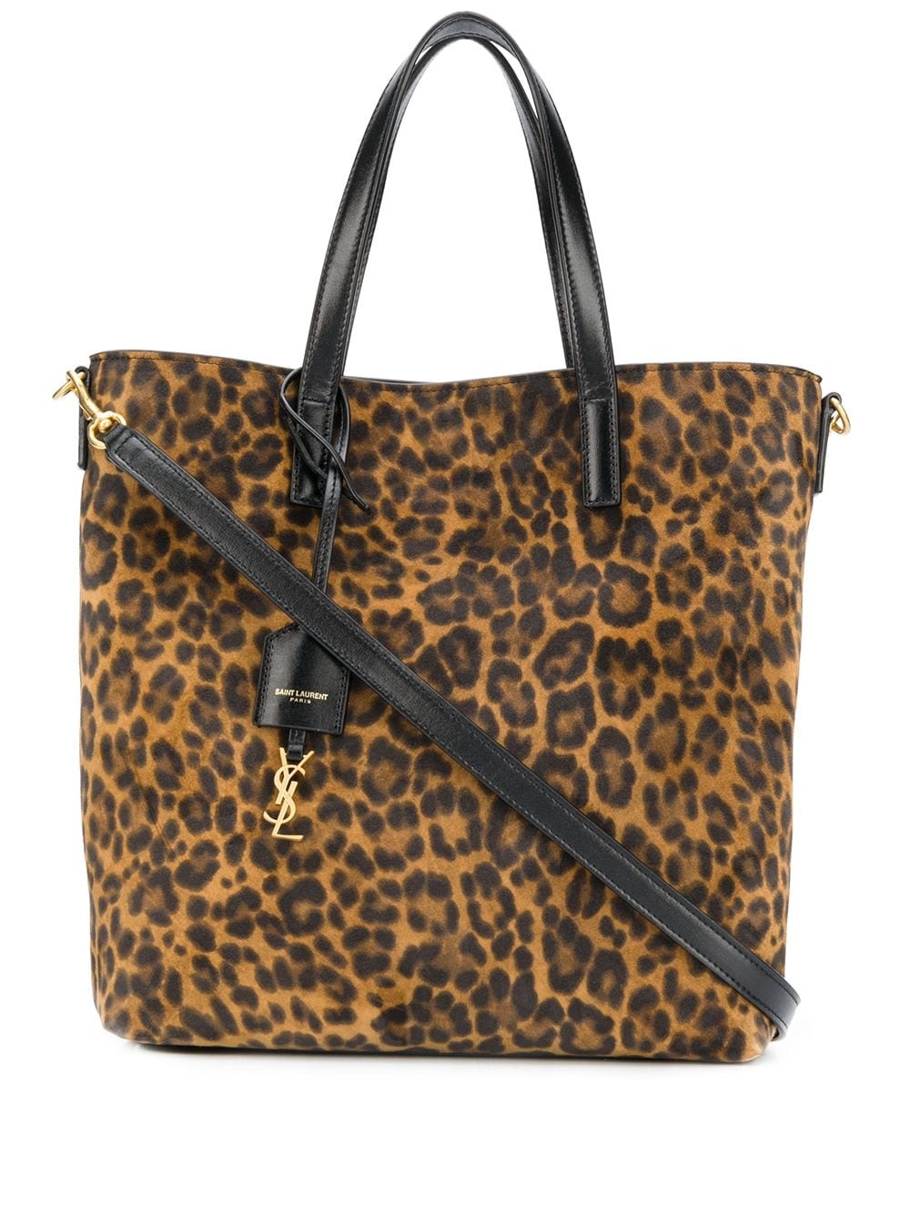 Toy leopard-print tote bag - 1