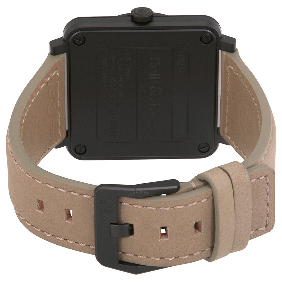 Bell And Ross - Bell and Ross Aviatio Desert Type Beige Dial Men's Watch BRS-DESERT-CEM - 3