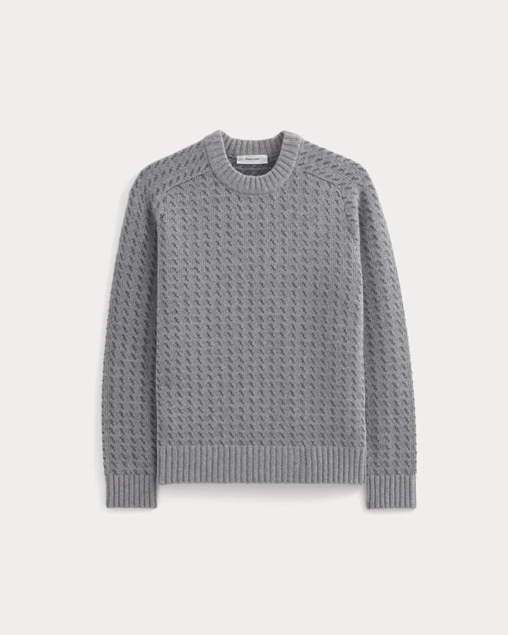 WOOL CASHMERE NORDIC CREW - 1